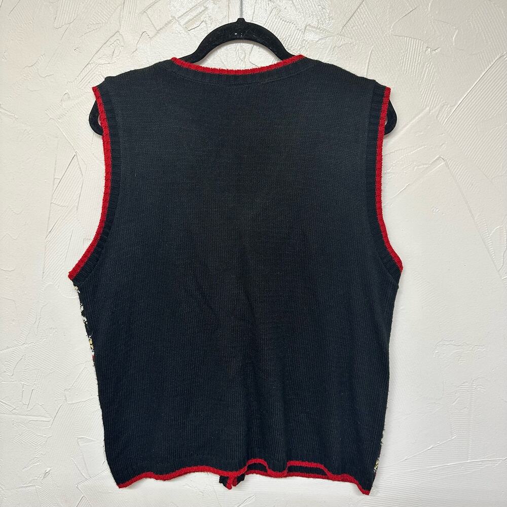 Cape Cod Vintage Fair Isle Sweater Vest Size Large Sleeveless Knitted Made USA - Picture 3 of 3
